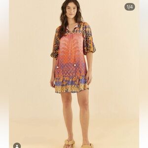 FARM Rio Multicolor Bohemian Dress